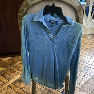 Ombré Cotton Henley Boys 👕